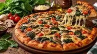 طرز تهیه پیتزا اسفناج