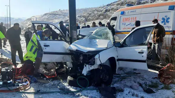 ۲ کشته در تصادف اتوبان شهید کسایی تبریز