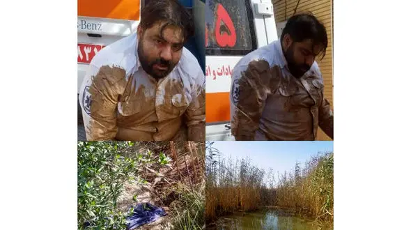 کارشناس اورژانس برای نجات دختر 6 ساله به دل رودخانه پرخطر زد + عکس