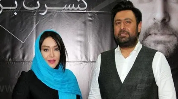 محمد علیزاده و همسرش سارا منجزی‌پور در یک مجلس ختم + فیلم