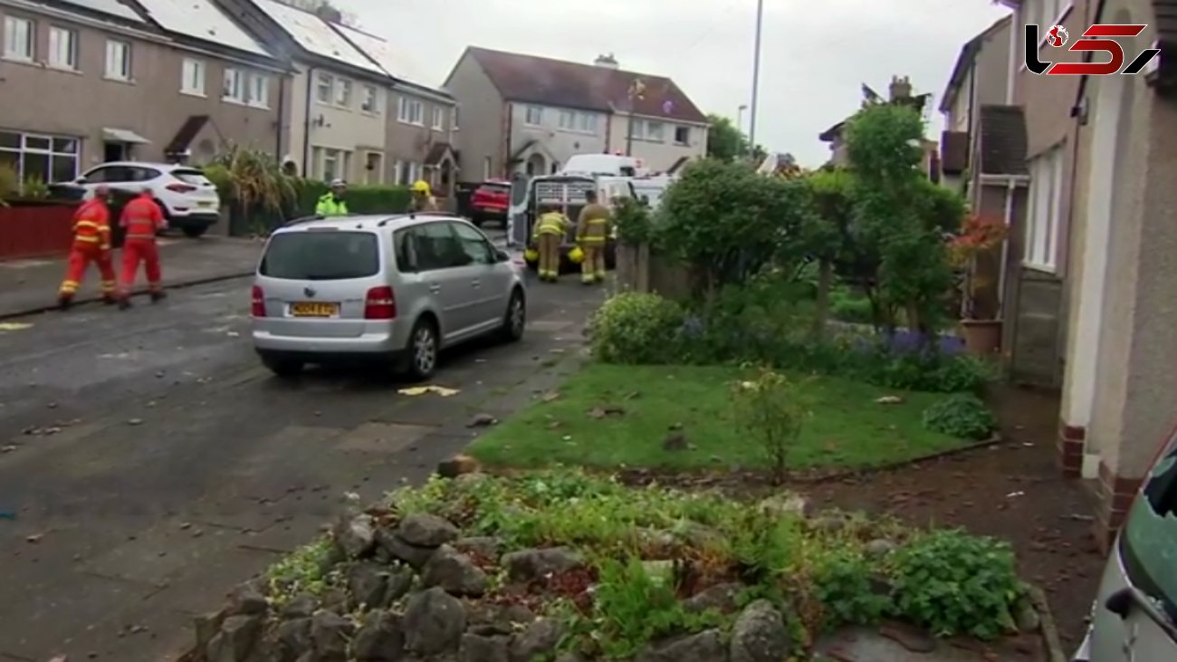 فیلم انفجار مرگبار گاز در انگلیس / 2 خانه تخریب شد + عکس 