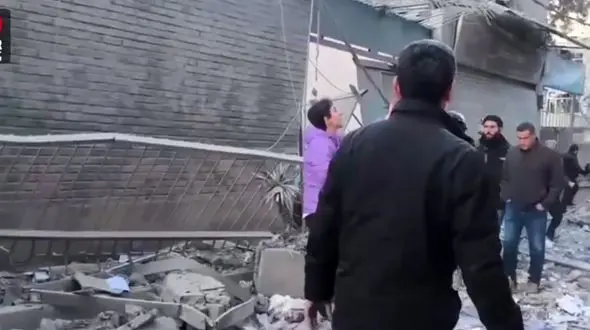 فیلم آوار شدن خانه‌های مردم در منطقه هفت حوض