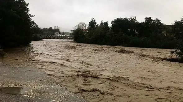 فیلم سیل در شهر گناباد / راه بیمارستان بسته شد 
