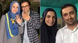 نگاهی به حلقه‌های ساده و شیک امین زندگانی و الیکا عبدالرزاقی، زوج دوست‌داشتنی سینما و تلویزیون + عکس؛ ظریف، مینیمال و متفاوت
