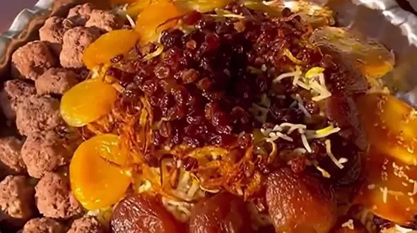 طرز تهیه رشته پلو برای چهارشنبه سوری + فیلم