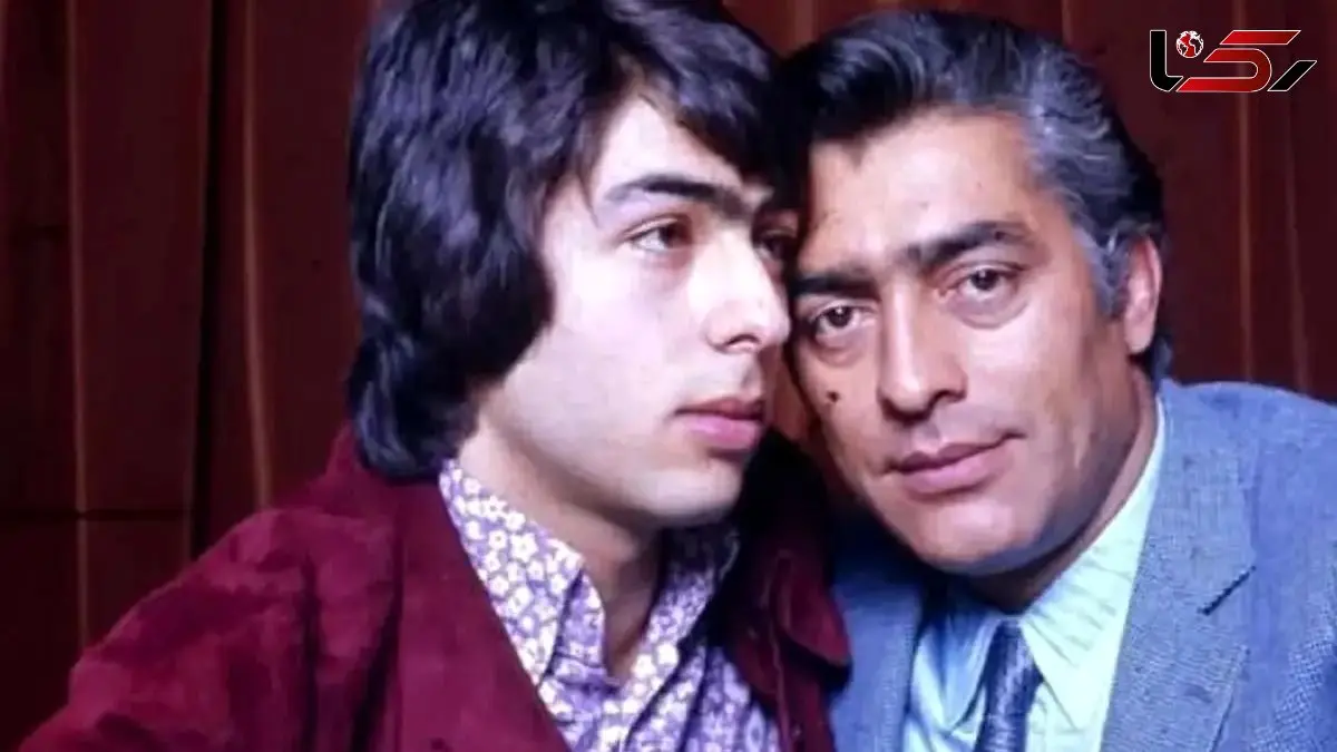 عکس/سفر در زمان/ عکس فردین به همراه پسرش «سعید» در یک کافه در تهران دهه ۵۰ | گلی شی