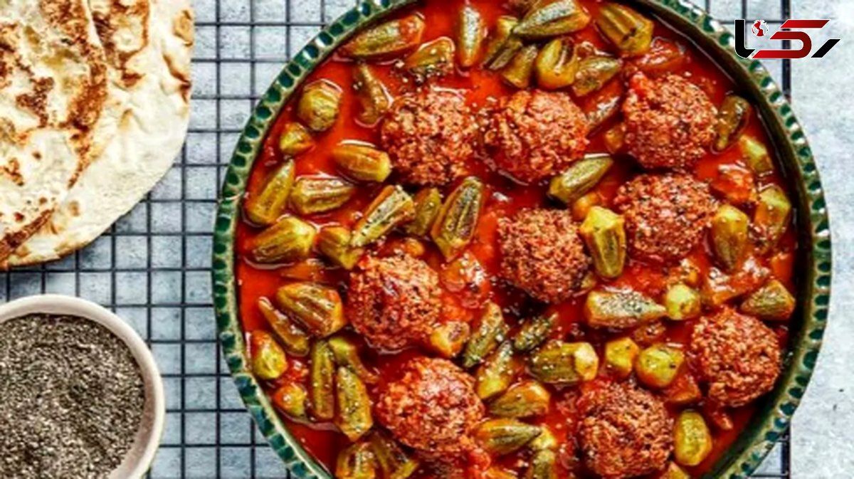  چگونه خوراک بامیه خوشمزه و سریع درست کنیم؟ 