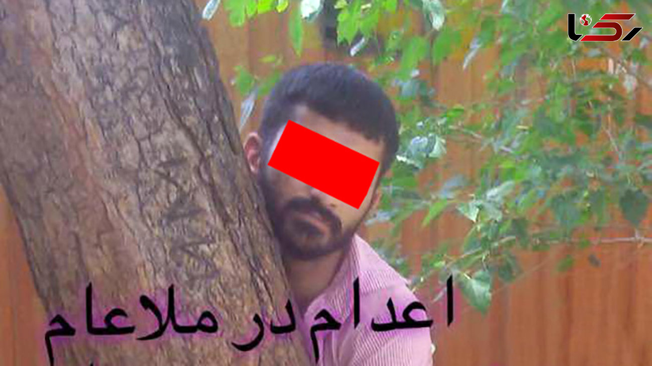 اولین عکس و فیلم لحظه اعدام جوان شیطان صفت مرودشتی در ملاءعام + عکس