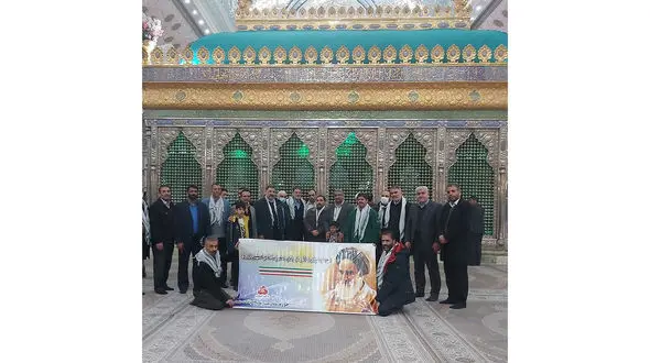 تجدید میثاق حوزه مقاومت بسیج بانک ملت با امام خمینی(ره)