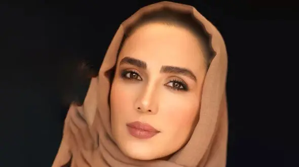 عگس / اقدام خلاقانه  سوگل طهماسبی در جشن اولین سالگرد عروسی اش/ نمایش حلقه های زناشویی با کیکی بنفش زنانه ...