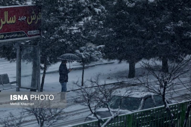 برف همدان