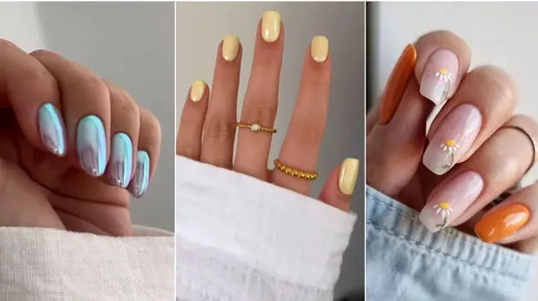 طرح‌ های شیک و ترند برای کاشت ناخن کوتاه