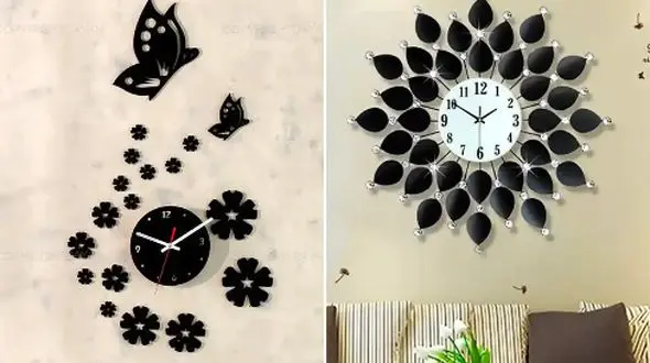 مدل‌ های جذاب ساعت دیواری چوبی فانتزی برای شیک‌ سازی دکور خانه