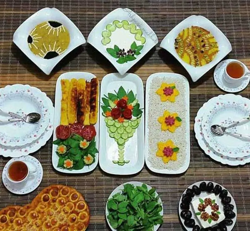 سفره های افطار عکس