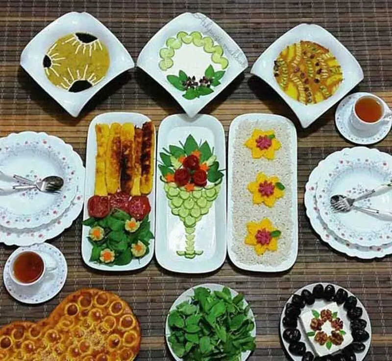سفره های افطار عکس