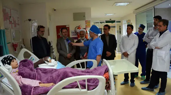 پیوند موفقیت‌آمیز دست بانوی بهابادی پس از تصادف شدید