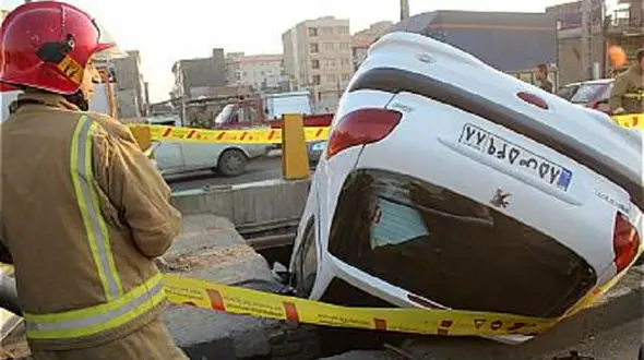 حادثه خونین در اتوبان امام رضا (ع) + عکس 