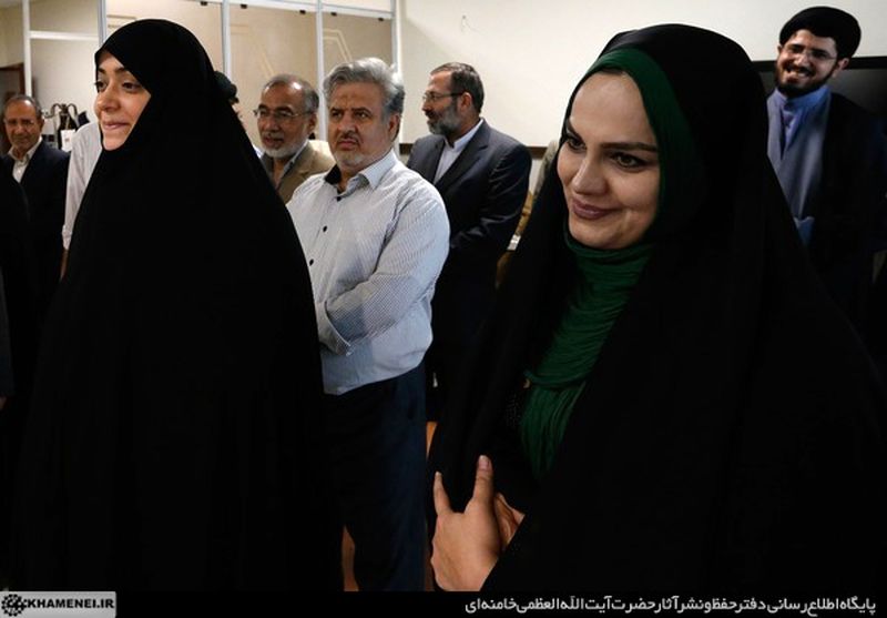 بازیگرانی که با ر هبر دیدار کردند