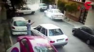 عاقبت راننده وانت جنجالی که خودروهای خیابان قیطریه را یک طرفه در هم کوبید + فیلم