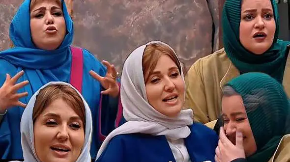 فیلم خنده دارتین سکانس جوکر زنان 2  /  آموزش زبان آلمانی توسط گلوریا هاردی،/ نعیمه نظام دوست: اونام میگن عزیز ؟