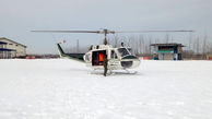 اعزام تیم های عملیاتی با بالگرد برای عملیات جستجوی مفقودین مشگین شهر