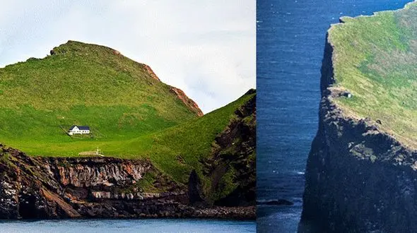 جزیره ای با یک خانه کوچک + عکس 