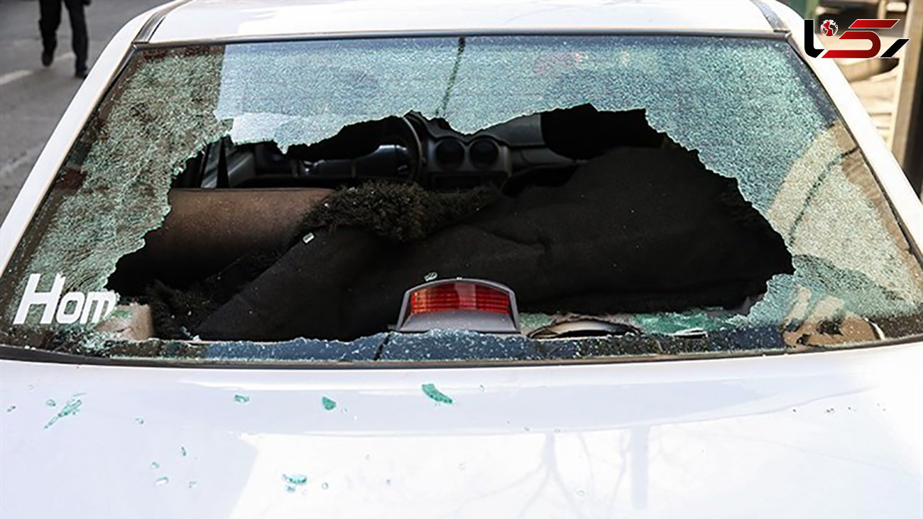 تخریب ۵ ماشین در خشم یک کینه جویی در دولت آباد/ متهم دستگیر شد
