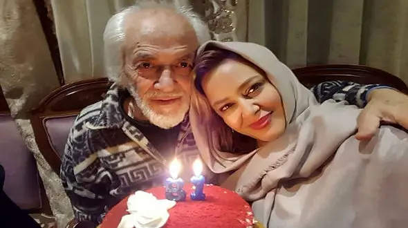 تیپ بنفش بهاره رهنما بعد از عزاداری پدرش