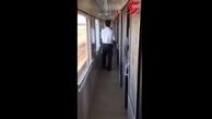 حرکت پسندیده مهماندار قطار برای مسافران هنگام ورود به مشهد +فیلم 