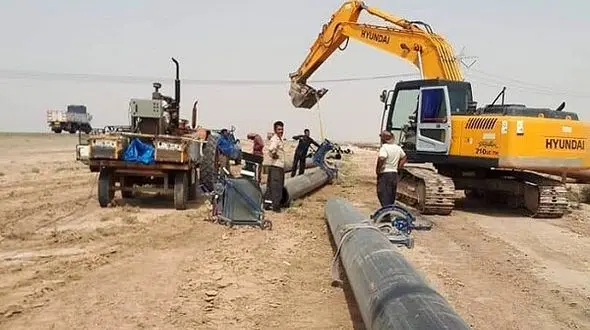 انفجار وحشتناک شاه لوله گاز وسط سیل ویرانگر خرم آباد!