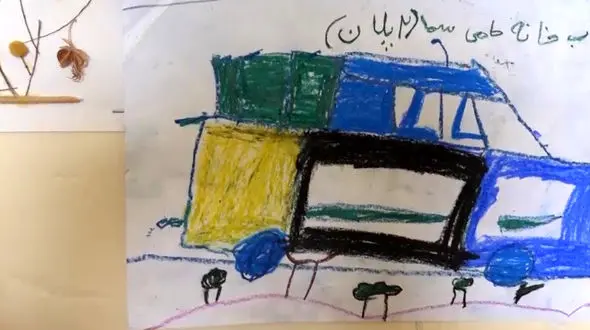  این نقاشی ها را نگاه نکنید، روحتان له می شود/آرزوی کودکان سیستان و بلوچستان، داشتن خودرو سوخت بر!   +فیلم
