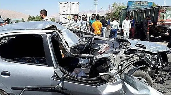 تصادف مرگبار پژو 206 در کرمانشاه + جزئیات