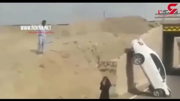خانم راننده ایرانی عجیب ترین صحنه را در جاده رقم زد ! + فیلم 