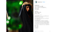 بازیگر زن ایرانی چادری شد +عکس