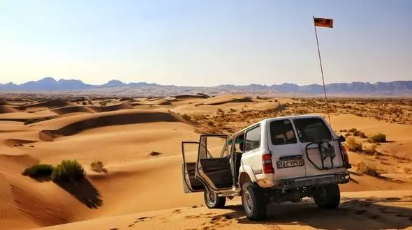 نادرترین چشم‌انداز کویر مصر در آغوش برف + فیلم