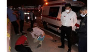 واژگونی سواری 206 و تصادف زنجیره ای در تهران / شب گذشته رخ داد