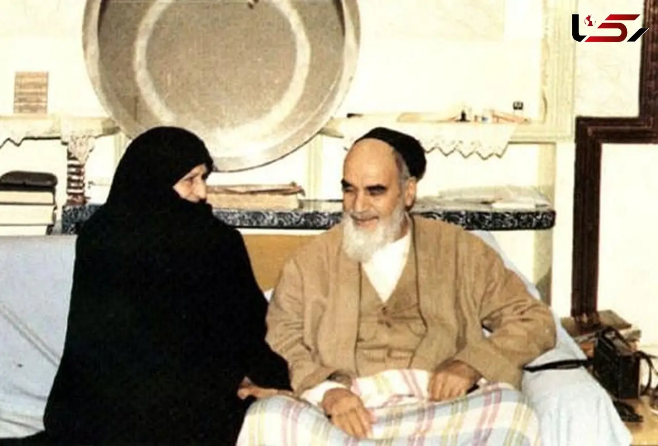 عکس دیده نشده از امام خمینی و همسرش! + جزییات
