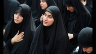 عکس دختر شهید سلیمانی در مراسم تشییع سرلشکر شهید ایزدی
