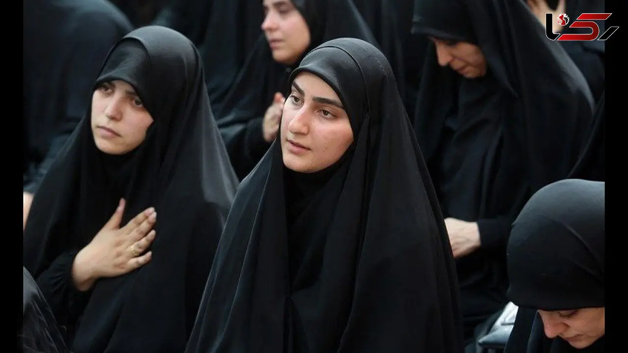 عکس دختر شهید سلیمانی در مراسم تشییع سرلشکر شهید ایزدی