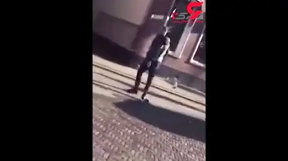 جوان وحشی هلندی که پلیس جلودار آن نیست + فیلم 