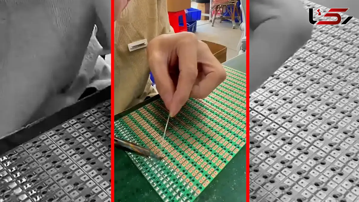 فیلم لحیم کاری سریع روی برد PCB