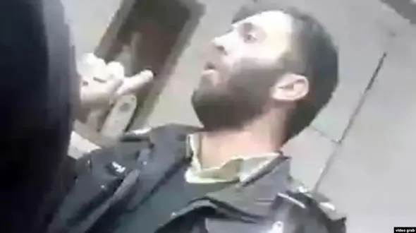 توجیه آموزشی مامور کرمانشاهی که کلیپ اش جنجالی شد ! + عکس