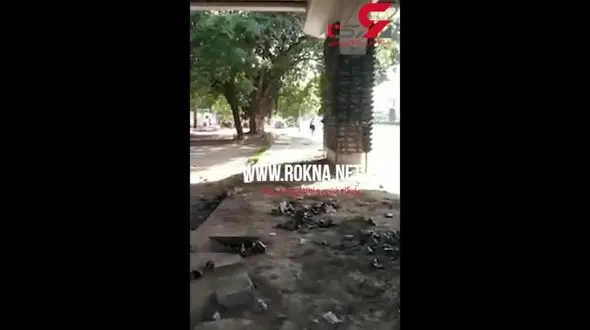 صحنه عجیب یک سرقت توسط مرد مرموز در خیابان + فیلم / هند