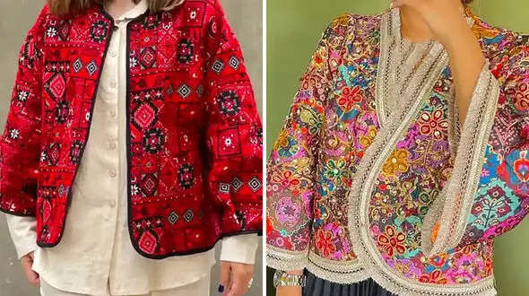  مدل جذاب کت سوزن دوزی شده ترند باکلاس زیبا؛ انتخابی شیک برای استایل‌های خاص