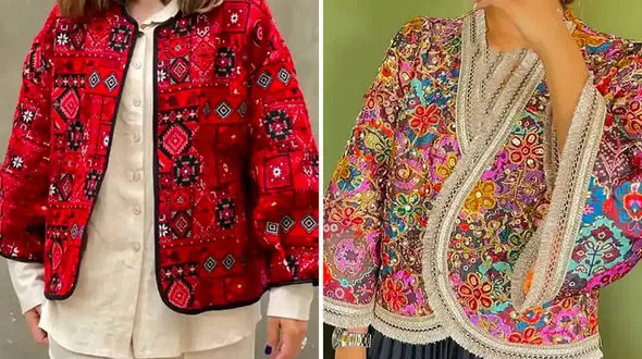  مدل جذاب کت سوزن دوزی شده ترند باکلاس زیبا؛ انتخابی شیک برای استایل‌های خاص