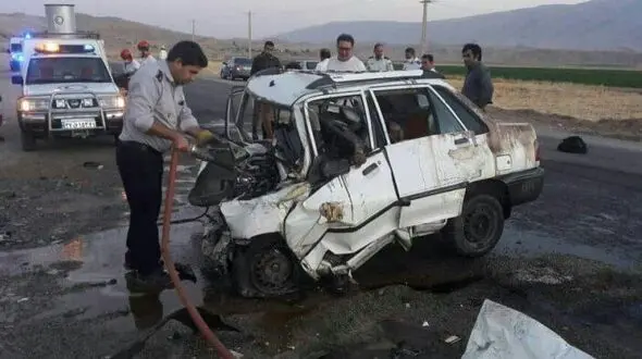حادثه مرگبار نیسان با پراید در پلدختر / 3 کشته و 2 مصدوم