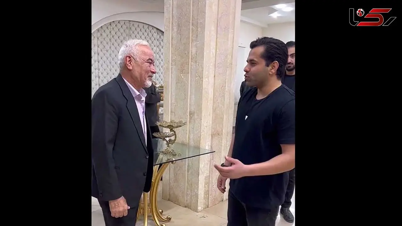 گفتگوی رضا بهرام و صادق بوقی سر میز شام + فیلم عجیب