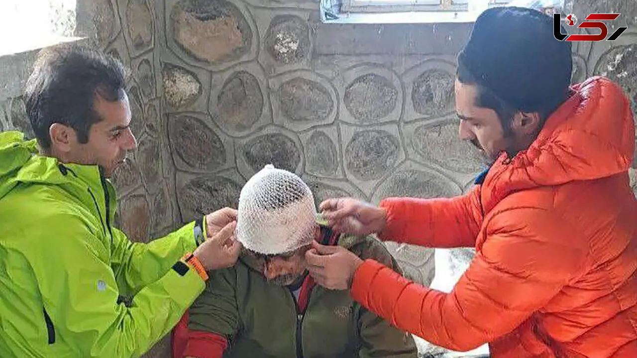 سقوط هولناک کوهنورد ۴۷ ساله از قله دماوند + عکس