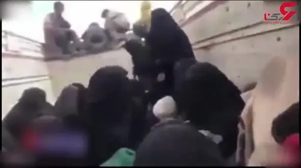  زنان داعشی در اسارت هم وحشی هستند!  + فیلم