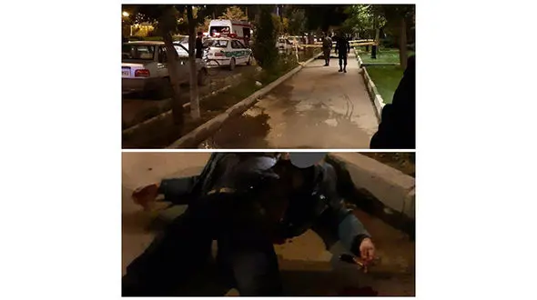 عکس 16+ /  کشته شدن مرد اردبیلی توسط یک زن و مرد در مقابل دانشگاه / شب گذشته رخ داد